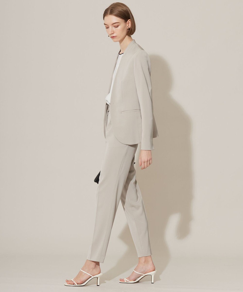 ICB 【防シワ・速乾・洗える】Fied ノーカラージャケット 