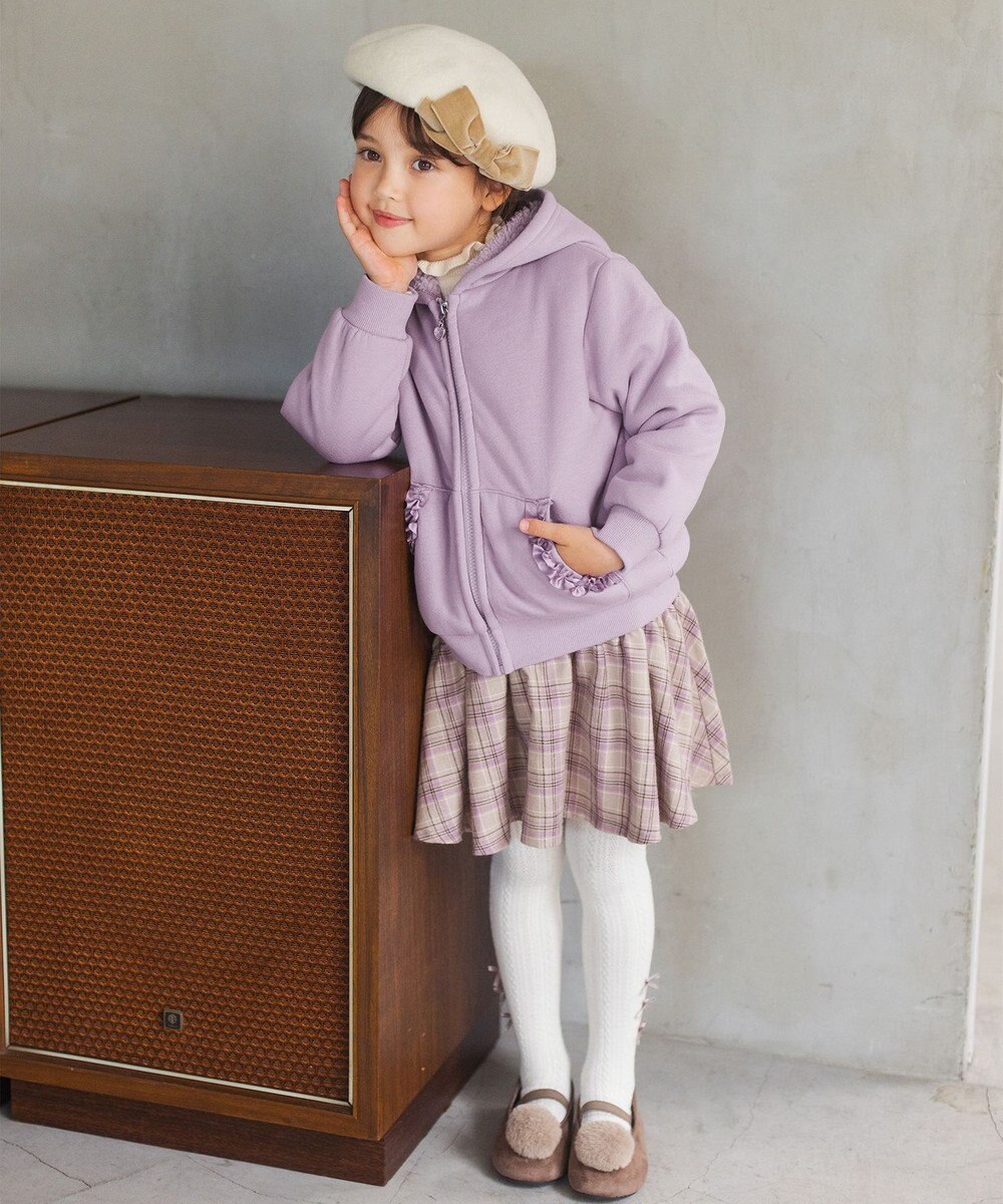 ANY KIDS ポンポン付きパンプス 