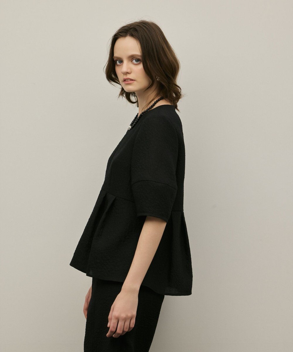 GRACE CONTINENTAL オーガンジージャガードトップ 