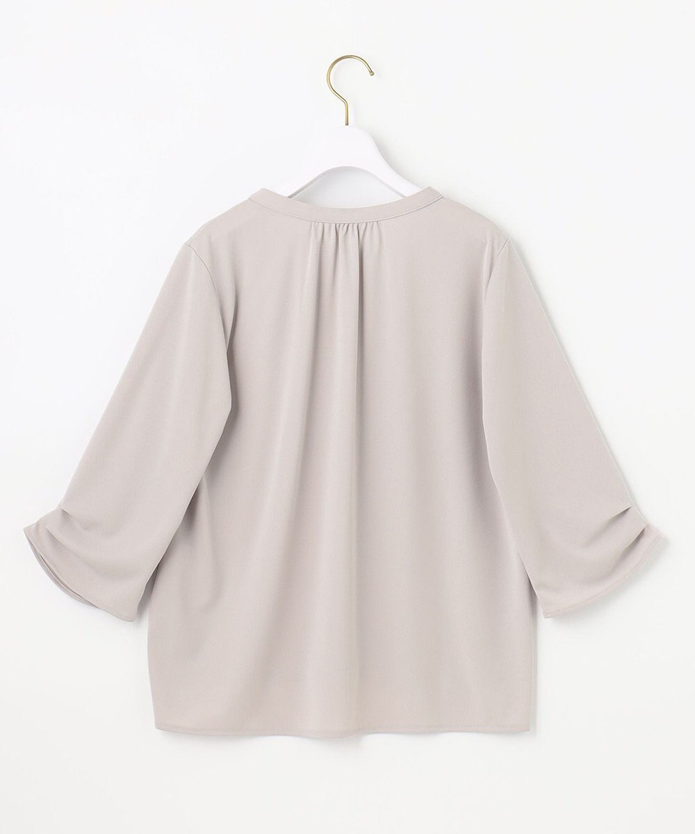 ANY SIS 【UVケア】エアリードレープスムース 7分袖 トップス 