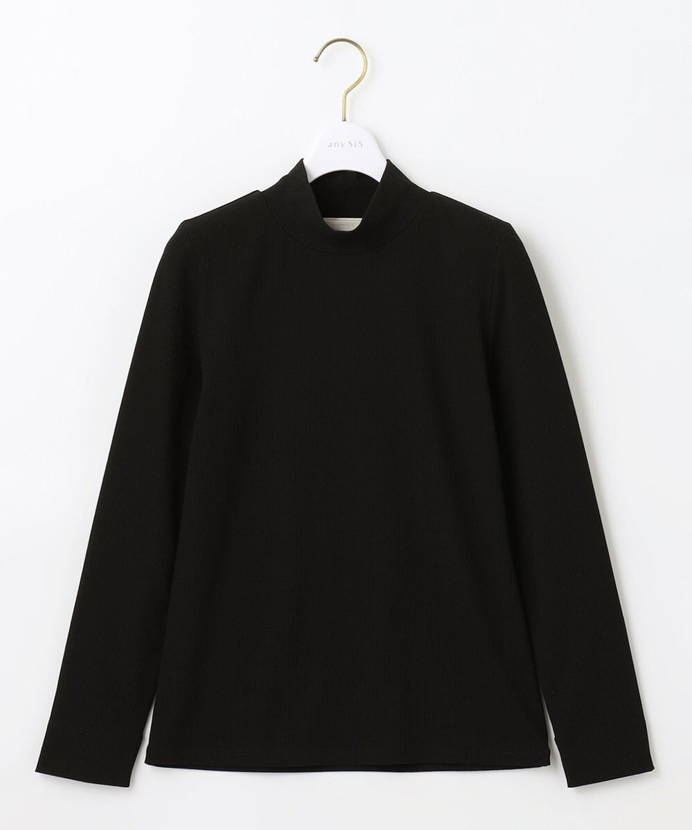 ANY SIS 【洗える】リブタートル カットソー 
