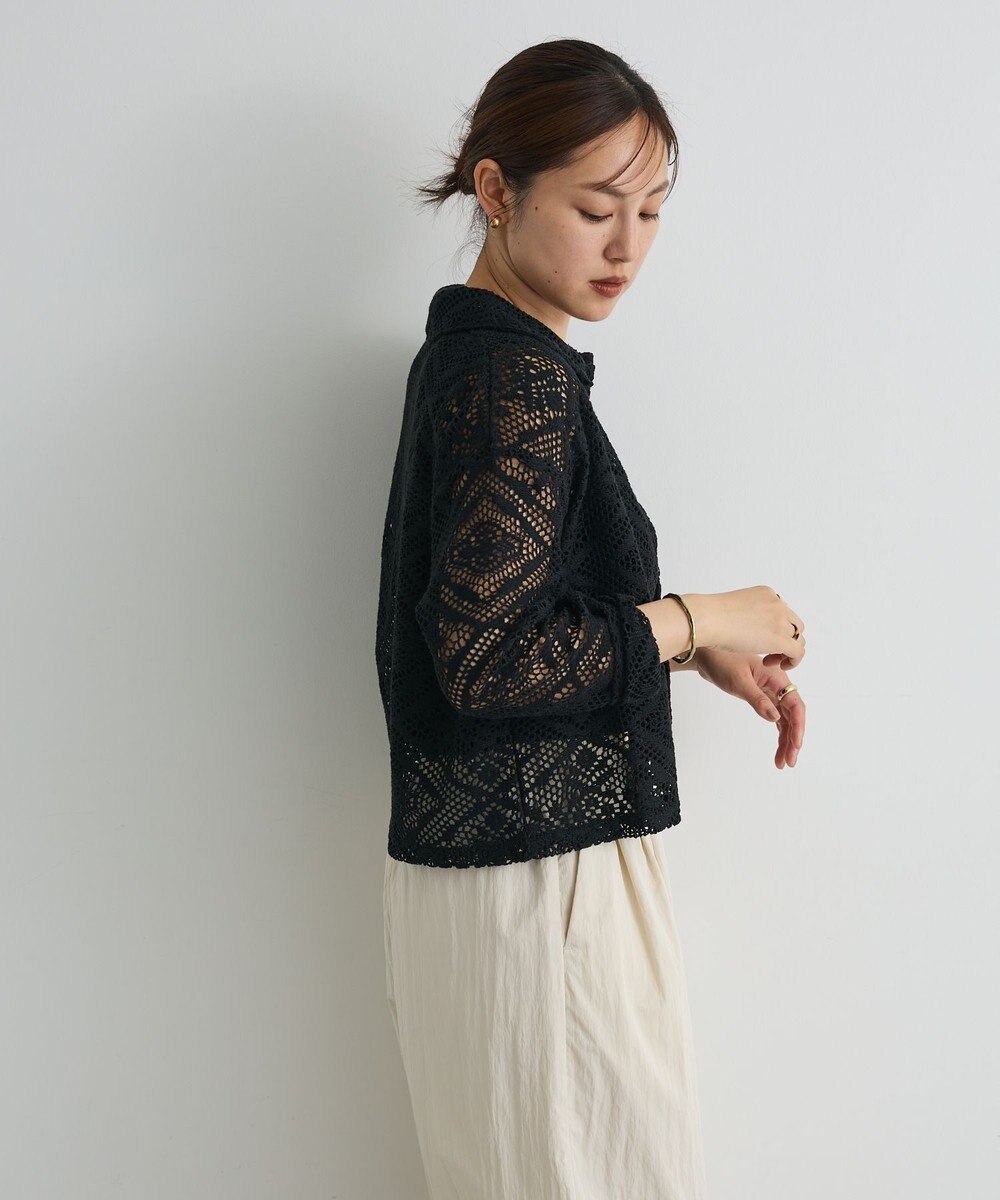 CRAFT STANDARD BOUTIQUE クロシェレースカーディガン 