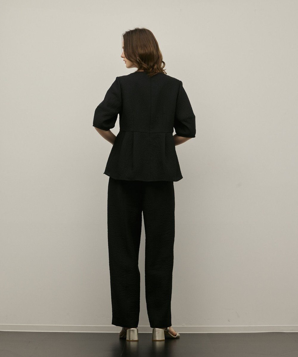 GRACE CONTINENTAL オーガンジージャガードトップ 