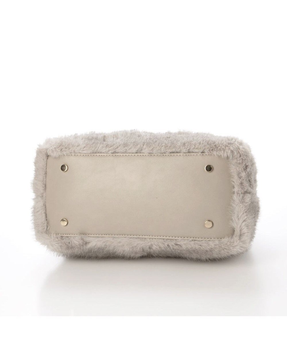 UNBILLION カシュカシュ cachecache / ミンク風フェイクファーノットハンドルバッグ 