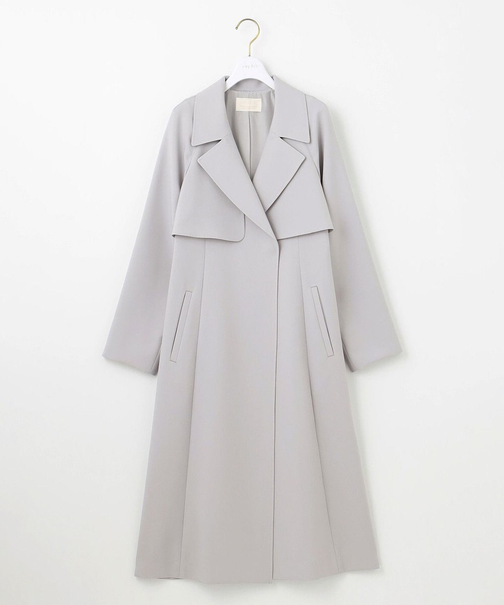 ANY SIS S 【洗える】Nobleライトトレンチ コート 