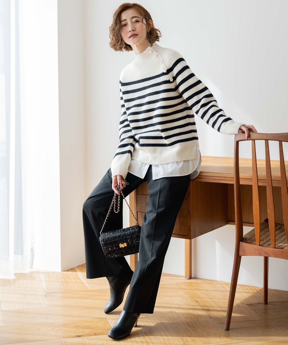 23区 ガラスフープピアス 