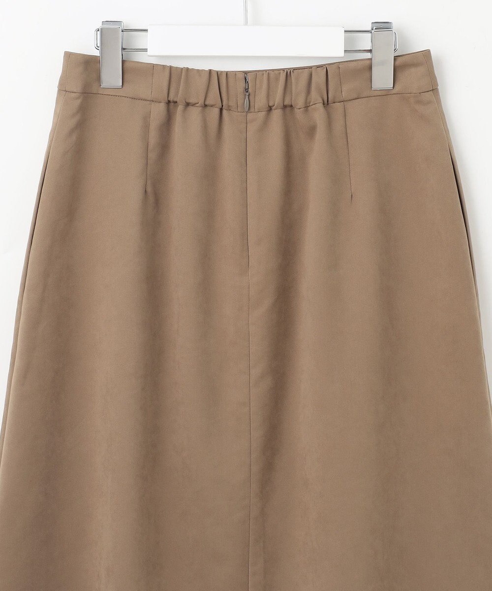 J.PRESS LADIES L 【洗える】シルセームスエード スカート 