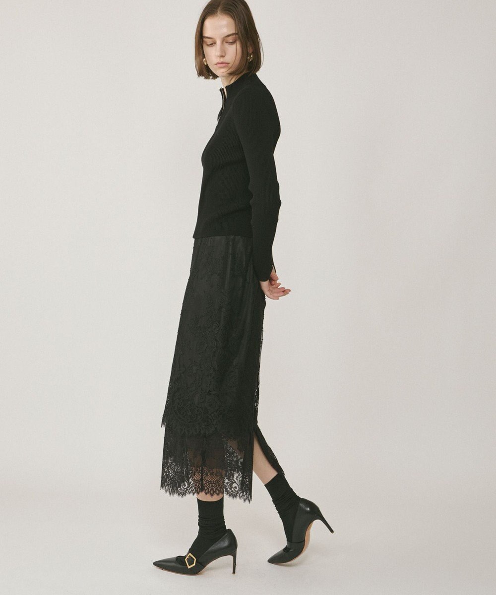 GRACE CONTINENTAL レースレイヤードスカート 