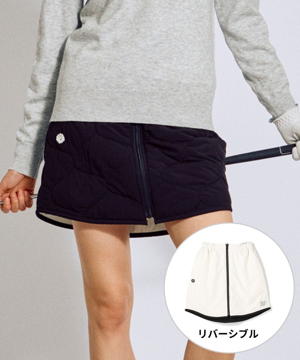 PW CIRCULUS 【WOMEN】キルティング中綿リバーシブルスカート  ゴルフウェア レディース 