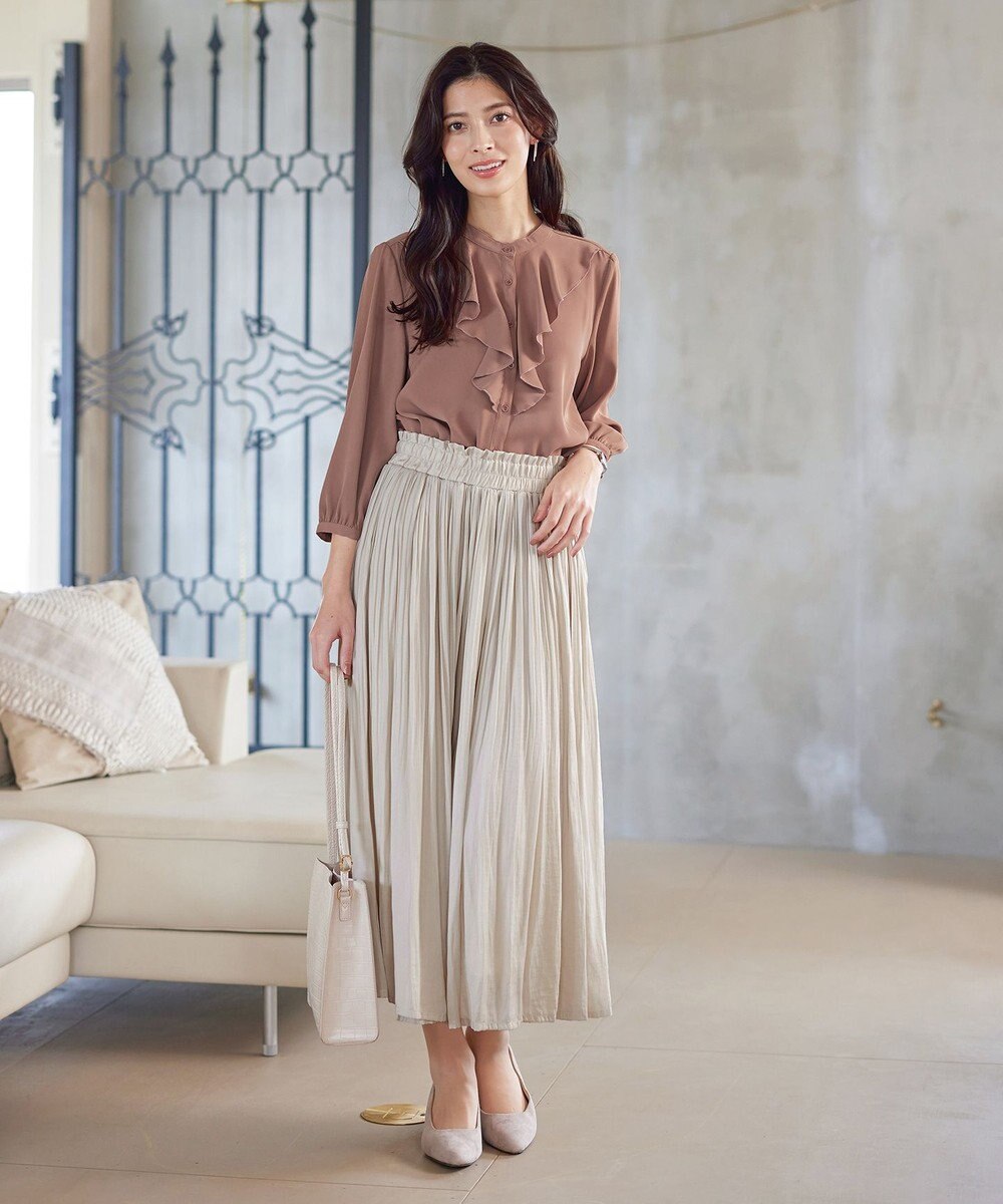 Tiaclasse 【洗える】フリルブラウス 