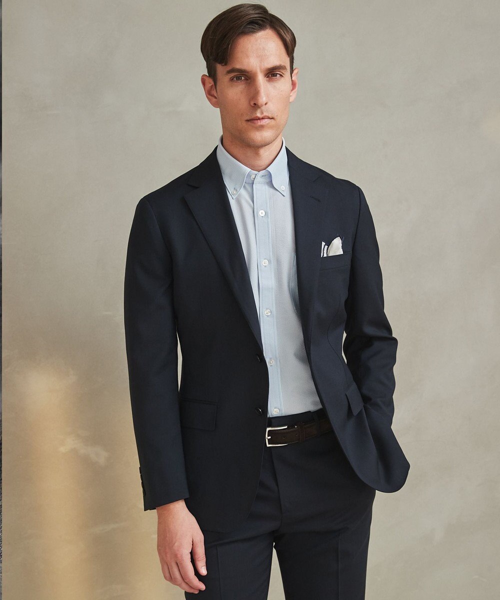 GOTAIRIKU 新色追加/セットアップ対応【ウォッシャブル/シワになりにくい/ストレッチ】ウォッシャブル ウールジャケット(25年モデル) 