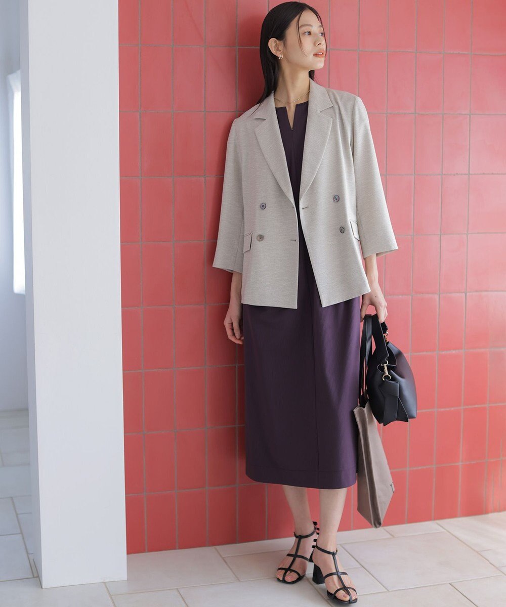 組曲 ライトリネンライク ジャケット 