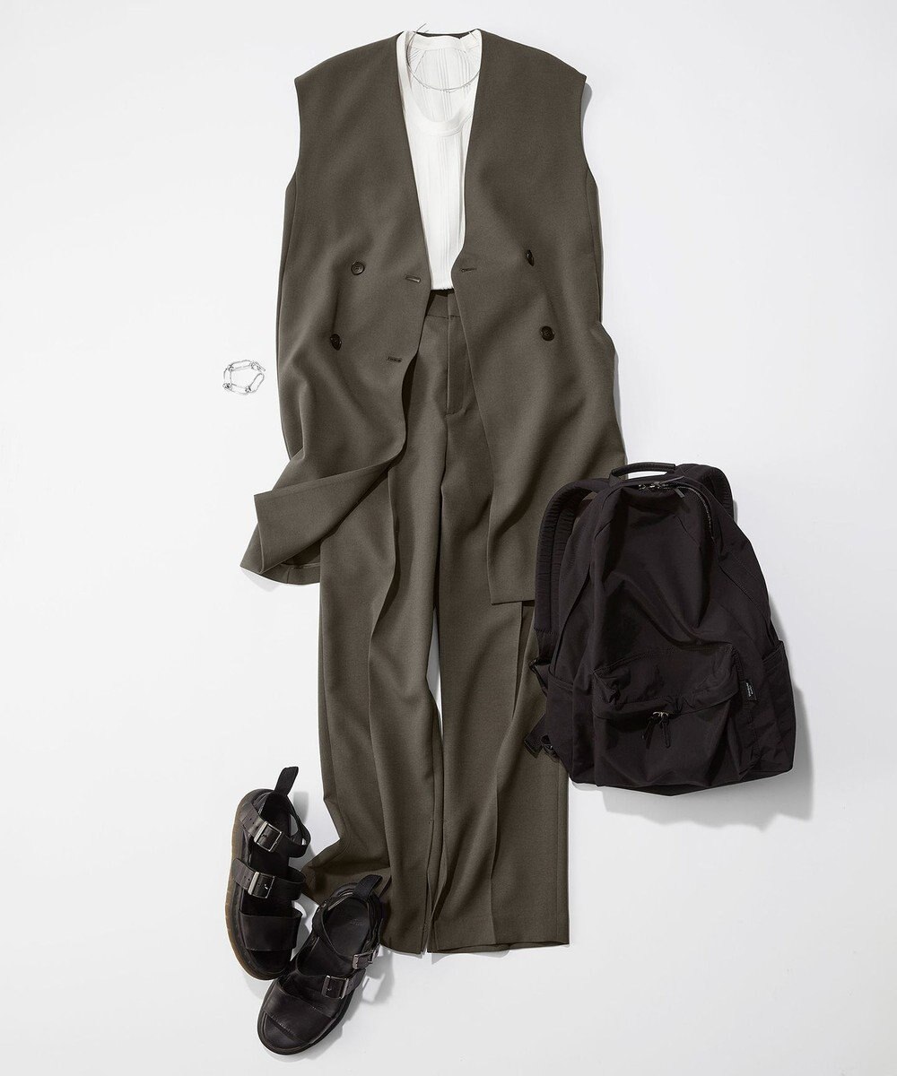 uncrave 【UVカット・接触冷感】ウォッシャブルドライサップ ジレ 