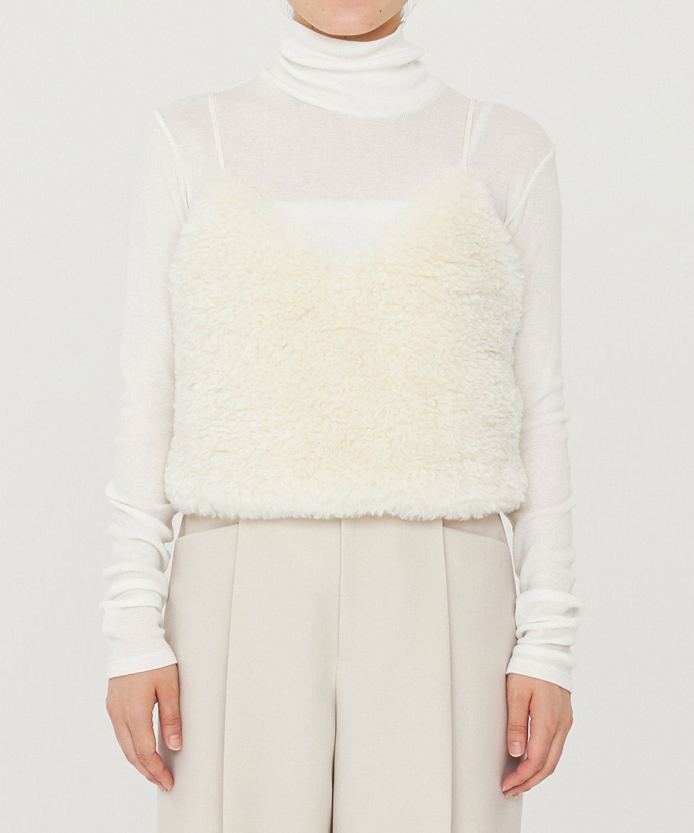 uncrave 【手洗い可】シープライク ファー ビスチェ（uncrave STANDARD） 