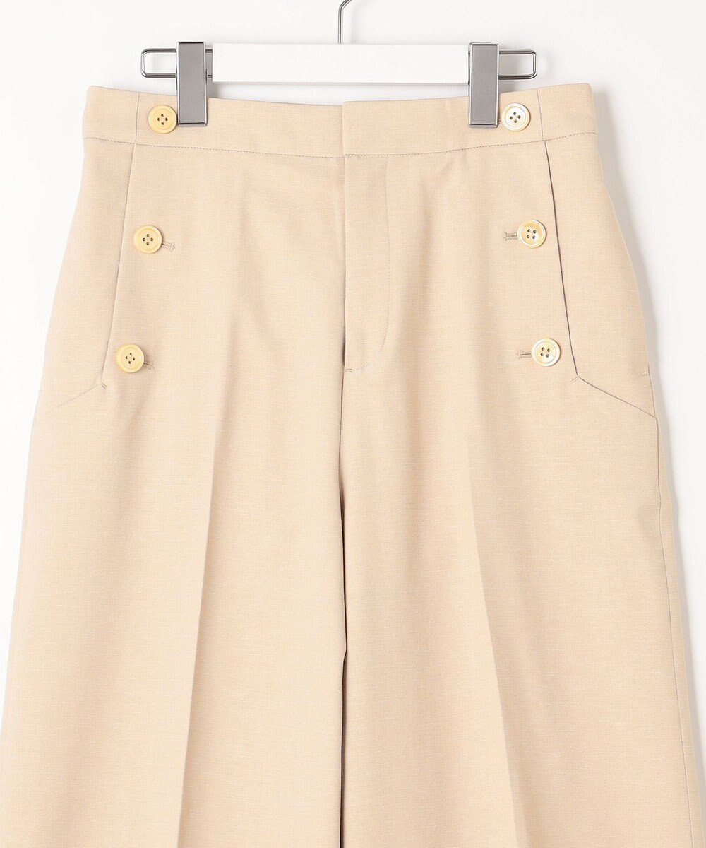 自由区 L 【接触冷感・UVカット・吸水速乾・洗える】シェルタリングドライオックスワイド パンツ 