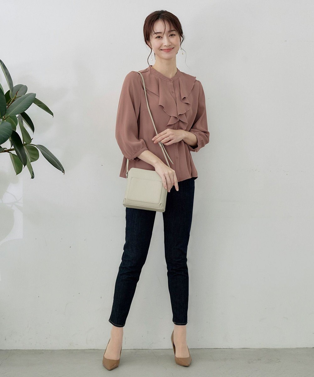 Tiaclasse 【洗える】フリルブラウス 