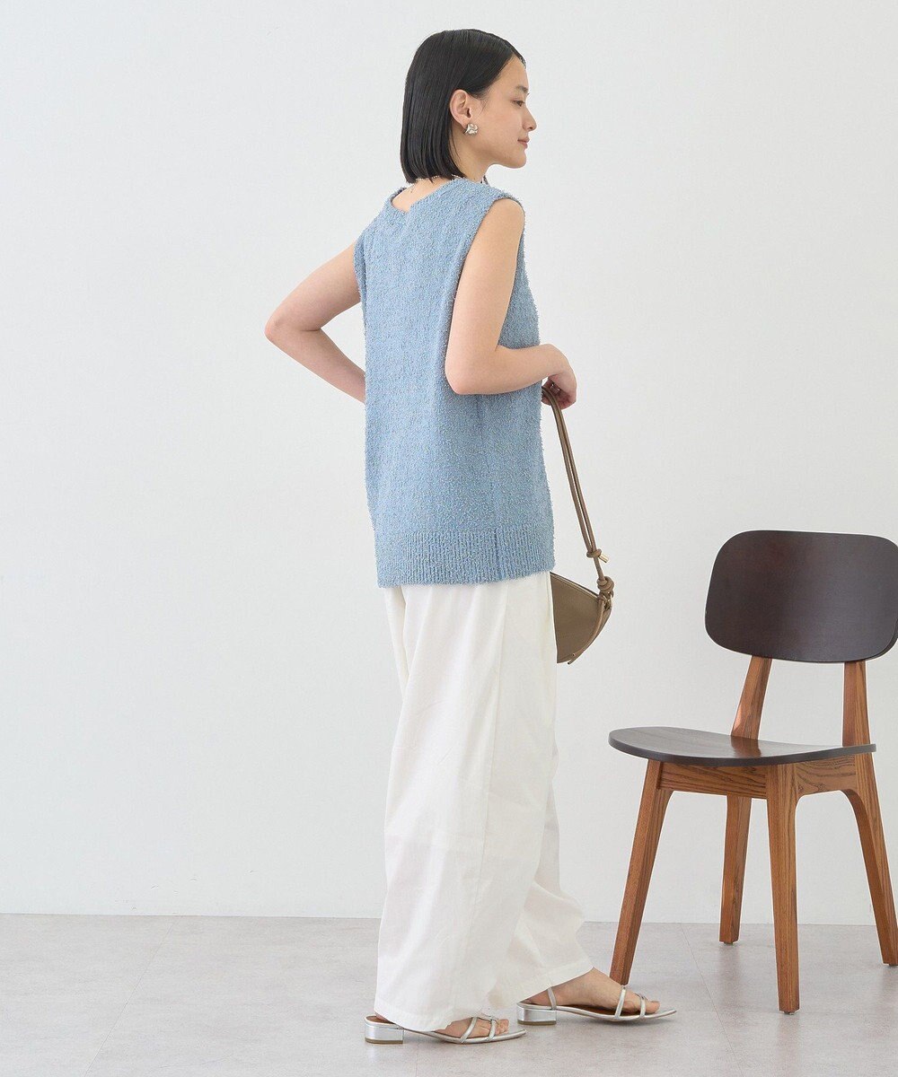 AMERICAN HOLIC ダブルZIPシャギーニットベスト 