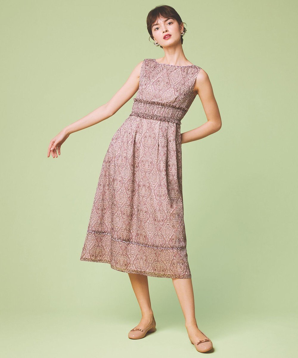 TOCCA 【消臭＆洗える！】PINK JAIPUR ロングドレス 