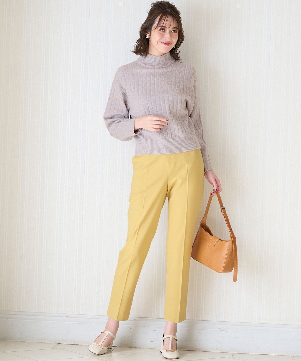 ANY SIS 【大人百花掲載 ヨンアさん着用】シリーズ累計7万本突破！サーモ2WAYストレッチ テーパードパンツ 