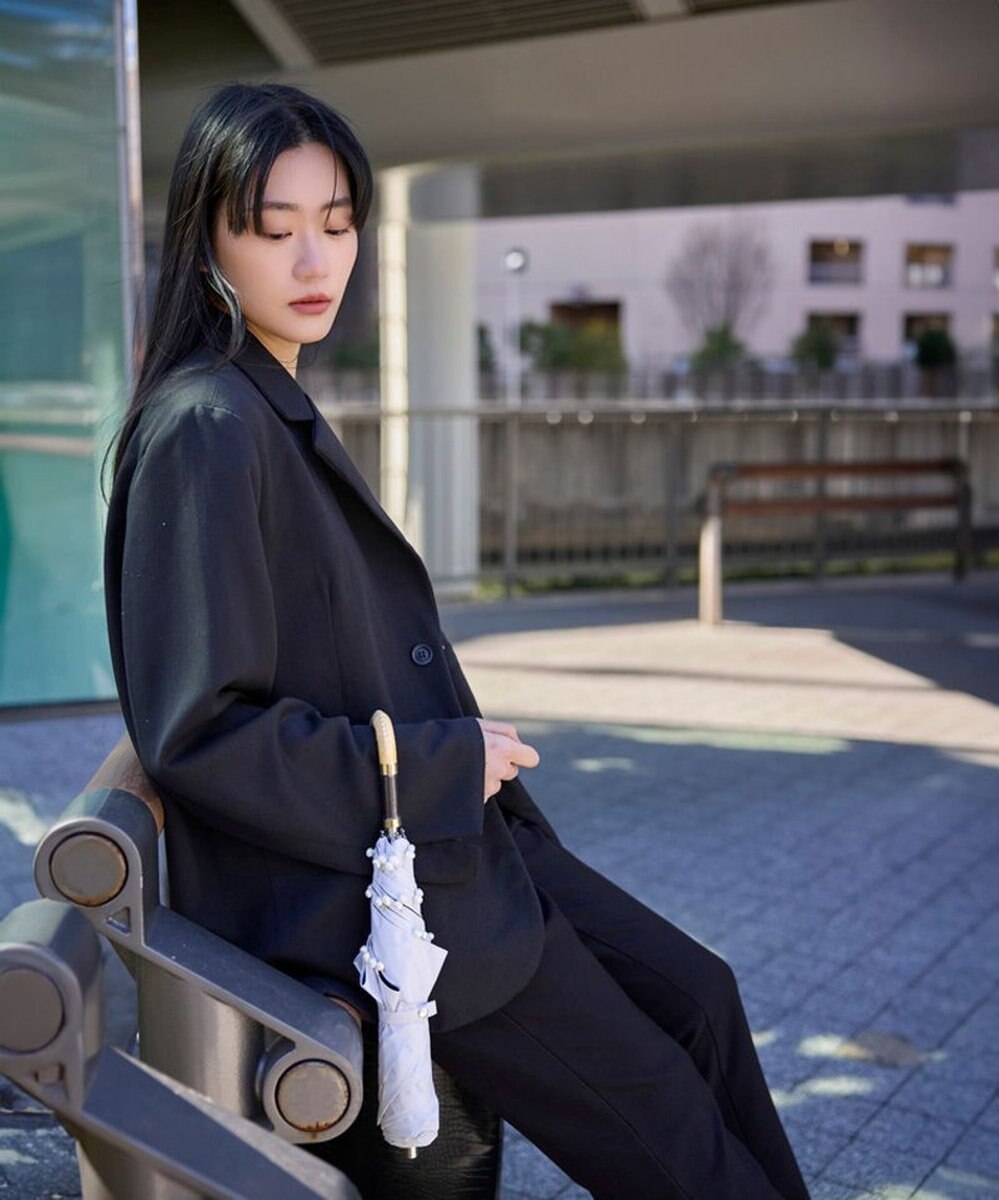 AURORA 【WEB限定】 パール晴雨兼用傘（折りたたみ傘） 