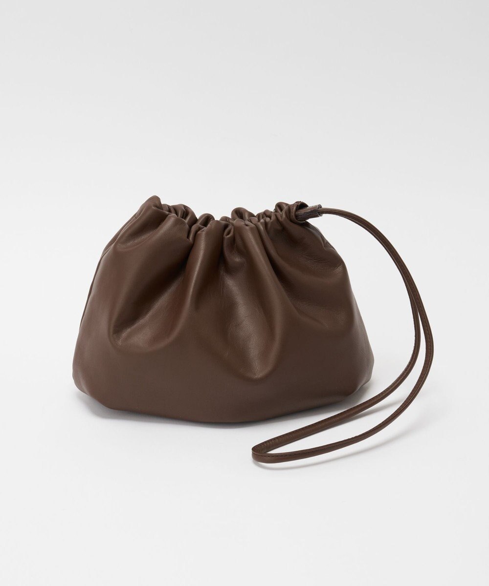 russet レザー巾着4WAYショルダーバッグ(CE-1454) 