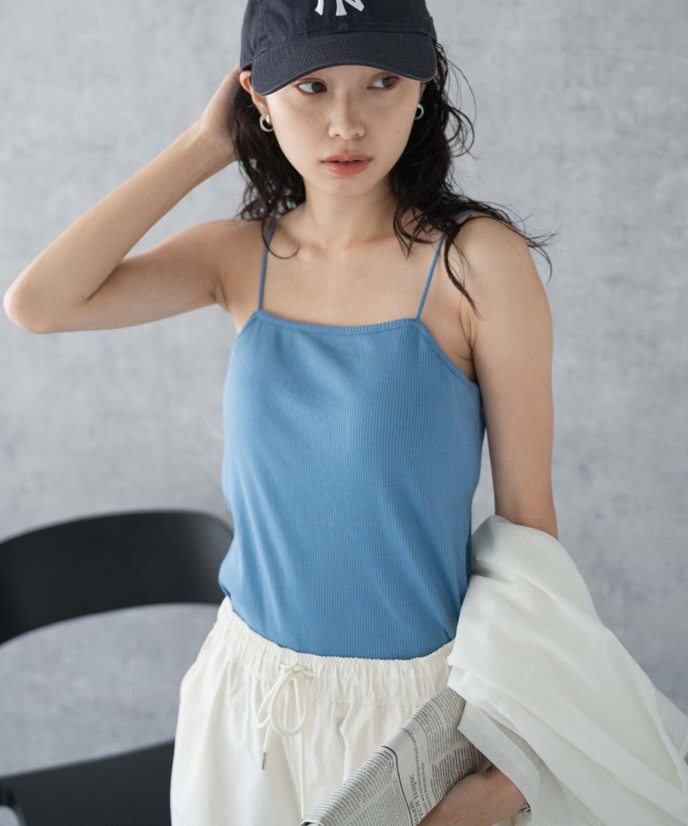 WEGO 【カップ付き/SMサイズ展開】なちゅ盛れカップインキャミ 