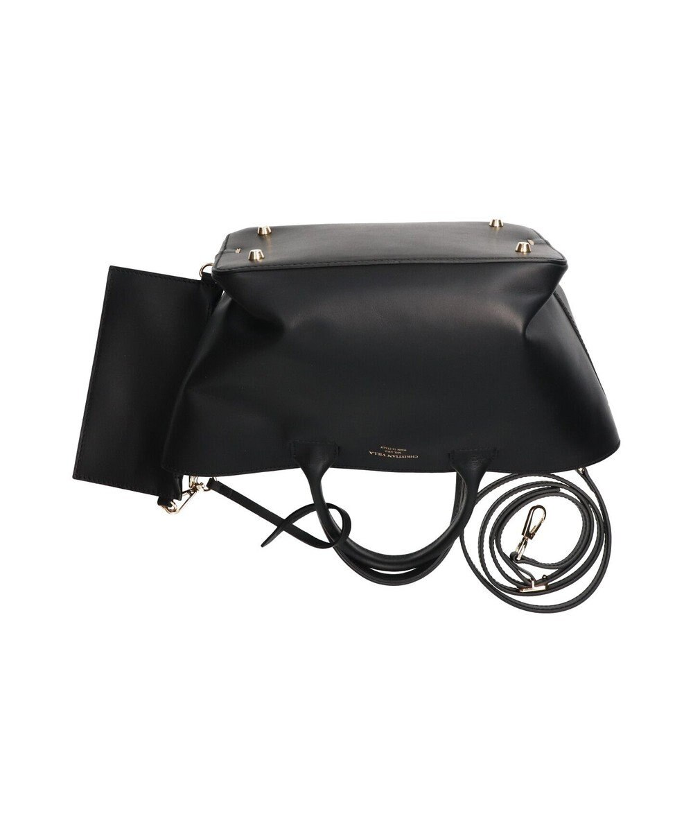 INTER-CHAUSSURES 【Christian Villa】ミディアムサイズベーシックハンドバッグ 