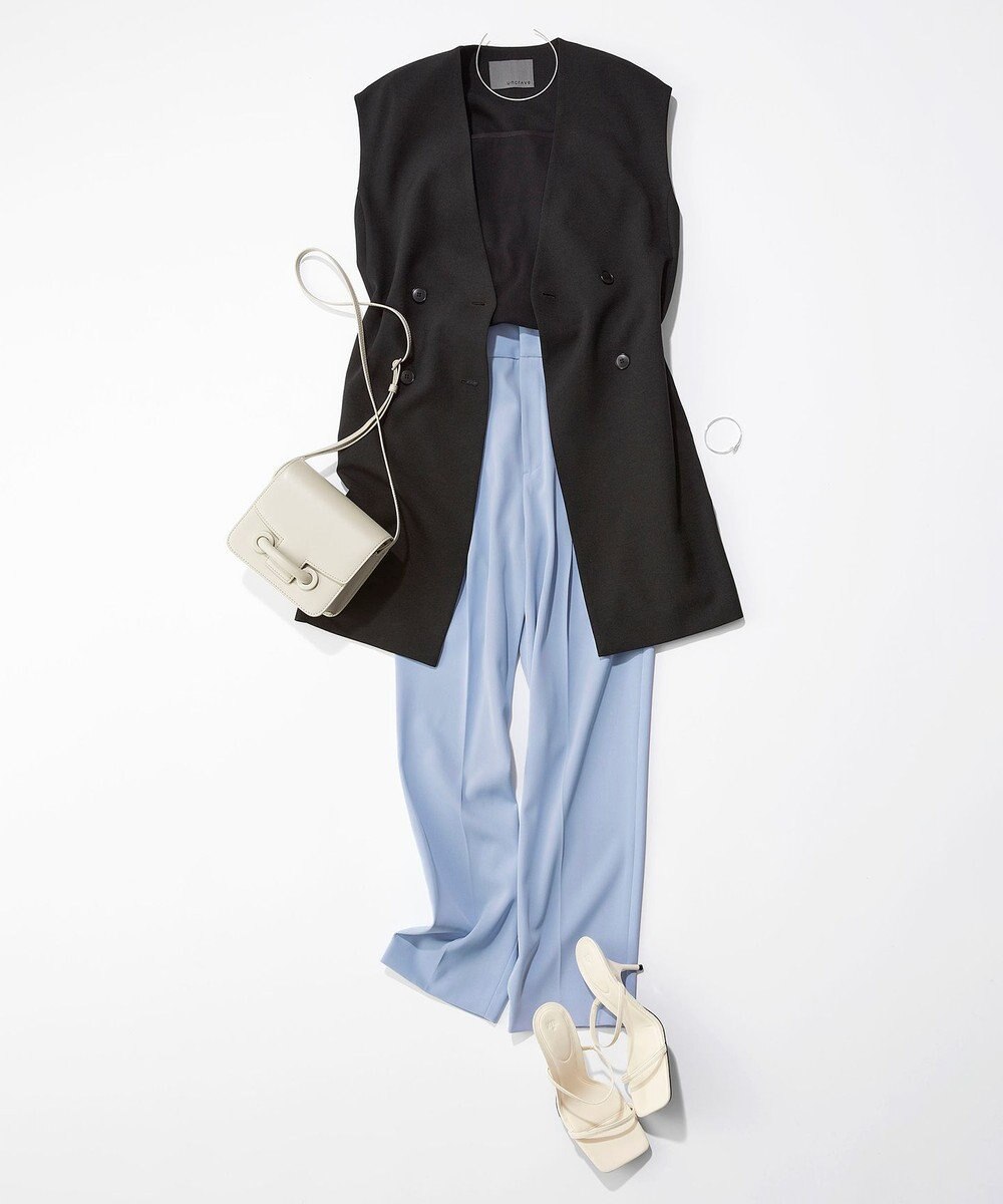 uncrave 【UVカット・接触冷感】ウォッシャブルドライサップ ジレ 