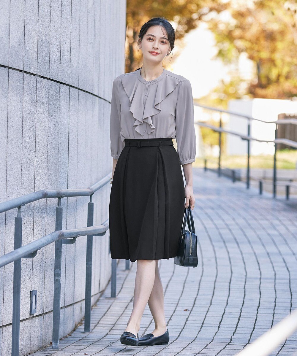 Tiaclasse 【洗える】フリルブラウス 