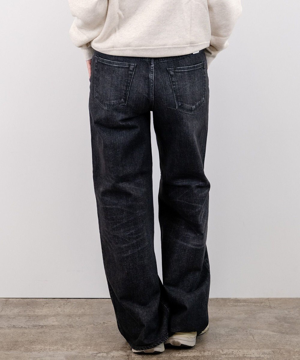 caqu modern baggy ワイドシルエットデニムパンツ USED WASH 