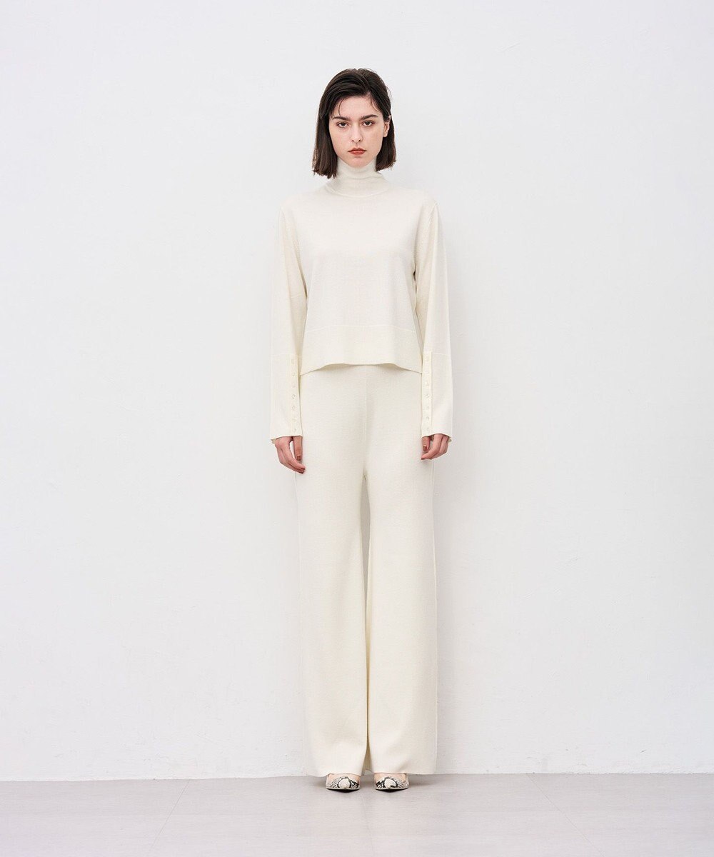 uncrave ハイゲージニット フレアパンツ 