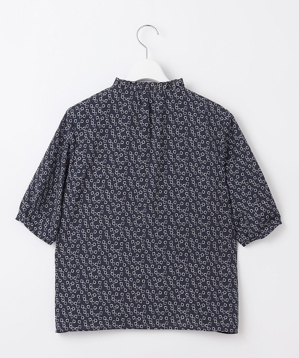 J.PRESS LADIES チェーンプリント スリットネック カットソー 