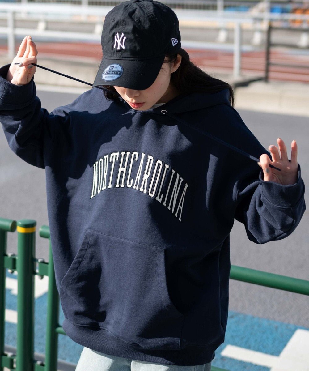 WEGO 【ユニセックス着用ITEM】ワッペンロゴパーカー 