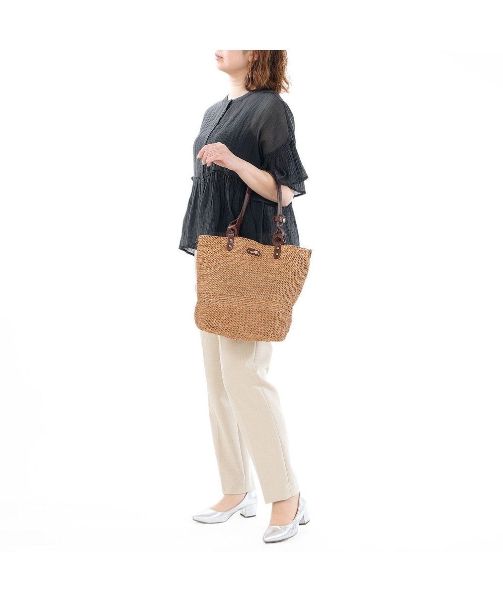 IBIZA ラフィア　セミショルダーバッグ 