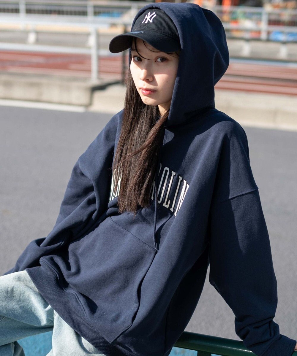 WEGO 【ユニセックス着用ITEM】ワッペンロゴパーカー 