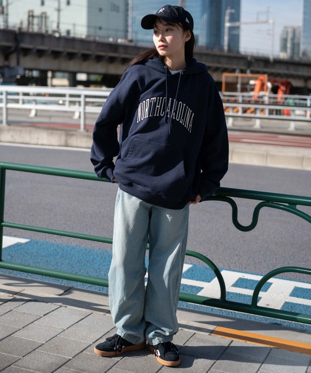 WEGO 【ユニセックス着用ITEM】ワッペンロゴパーカー 