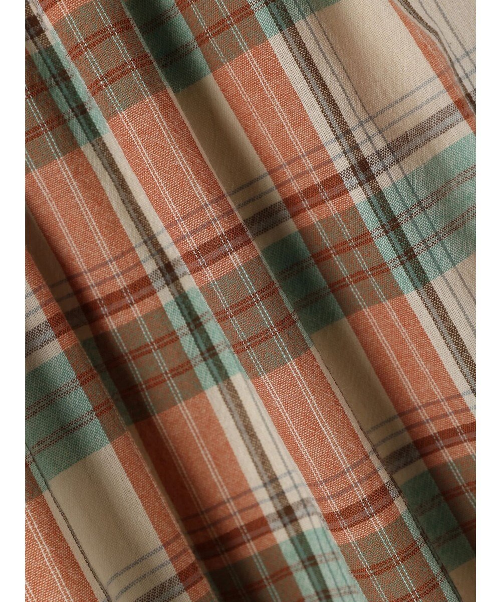 CRAFT STANDARD BOUTIQUE チェックギャザーロングスカート 