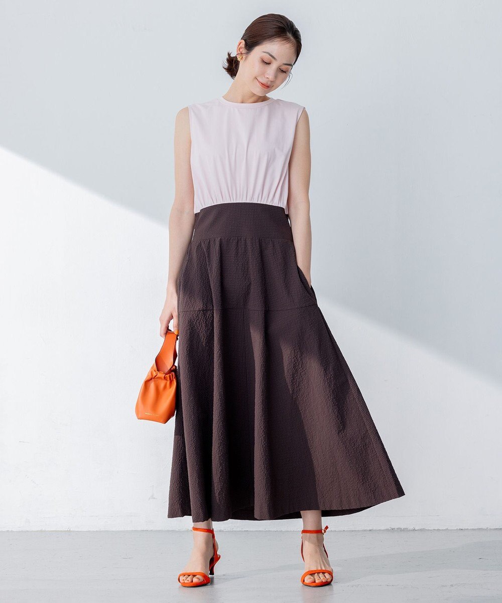 組曲 【洗える】ジャージコンビ ドレス 