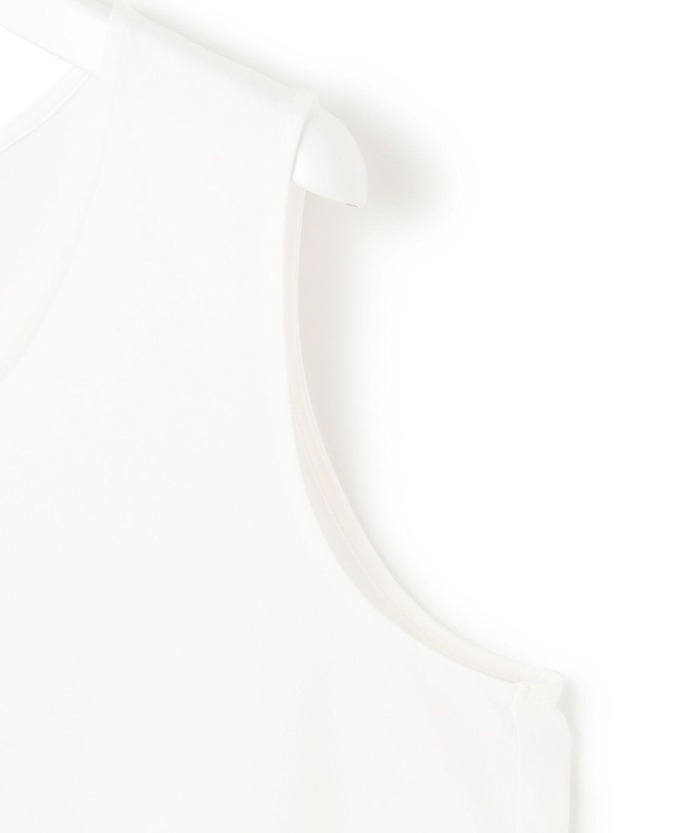 23区 L 【Lサイズ限定/好評につき新色追加】ナチュラルコットンベア タンクトップ 