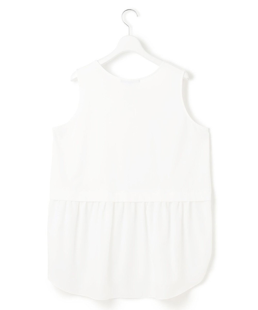 23区 L 【Lサイズ限定/好評につき新色追加】ナチュラルコットンベア タンクトップ 
