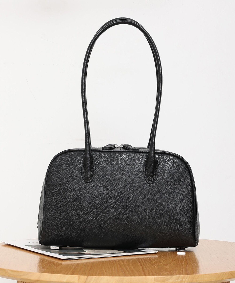 style code 【SNSで話題商品】本革ロングハンドルボストン　軽量　B5対応 