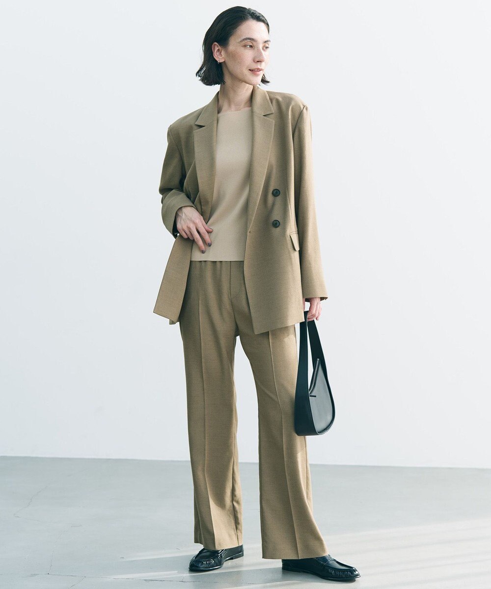 UNFILO [新色追加/WEB限定カラー]スゴ機能美ニット スクエア キャミソール 