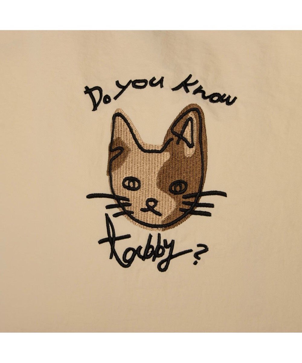 UNBILLION カシュカシュ cachecache / アニマルドローイング刺繍ナイロントート 