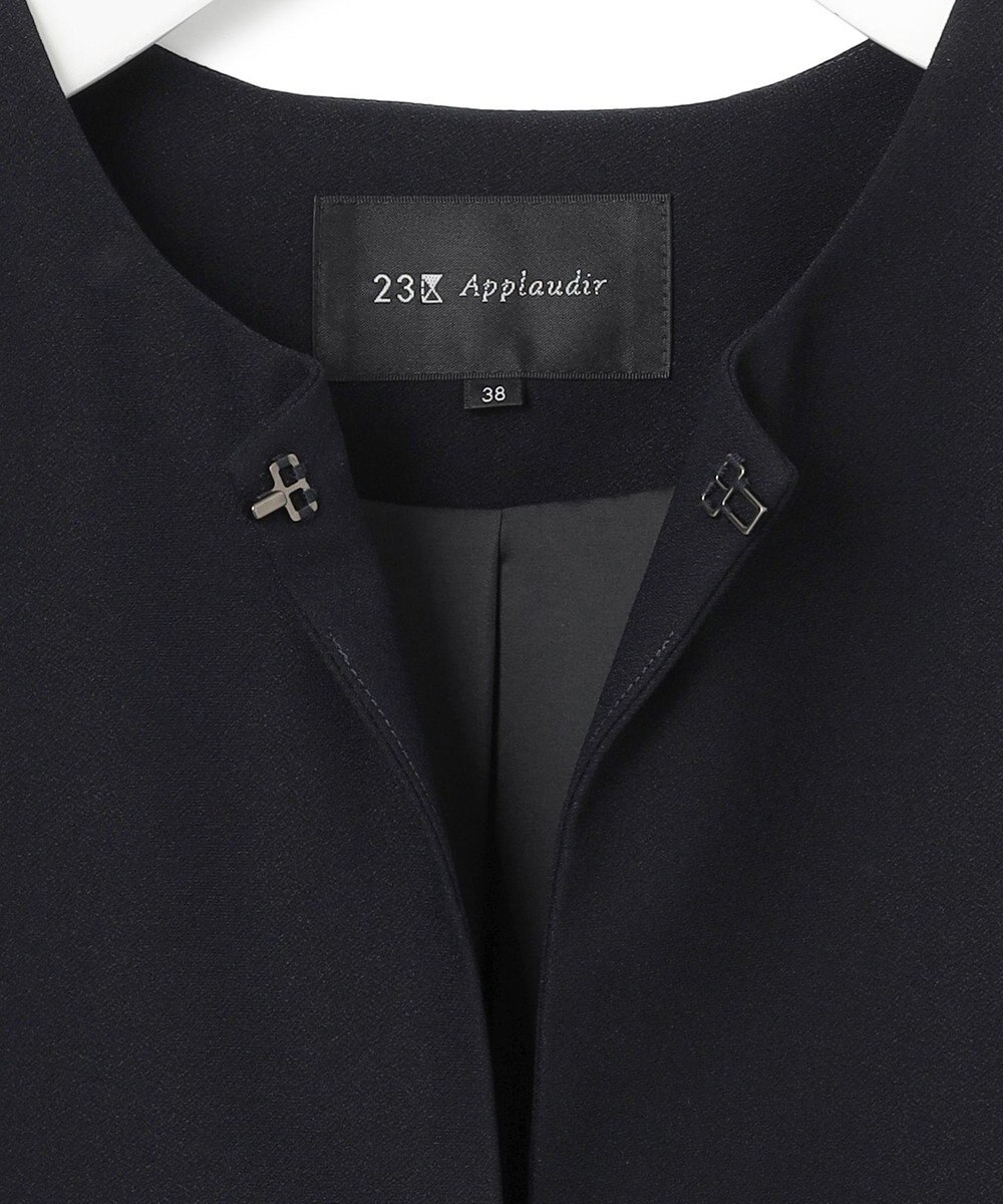 23区 S 【APPLAUDIR】バックサテンジョーゼット ジャケット 