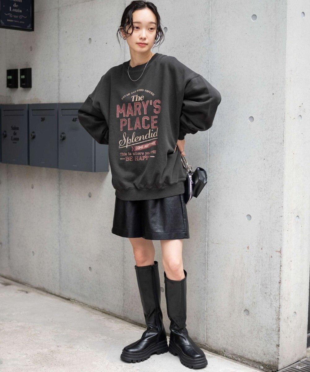 WEGO ピグメントスウェット 