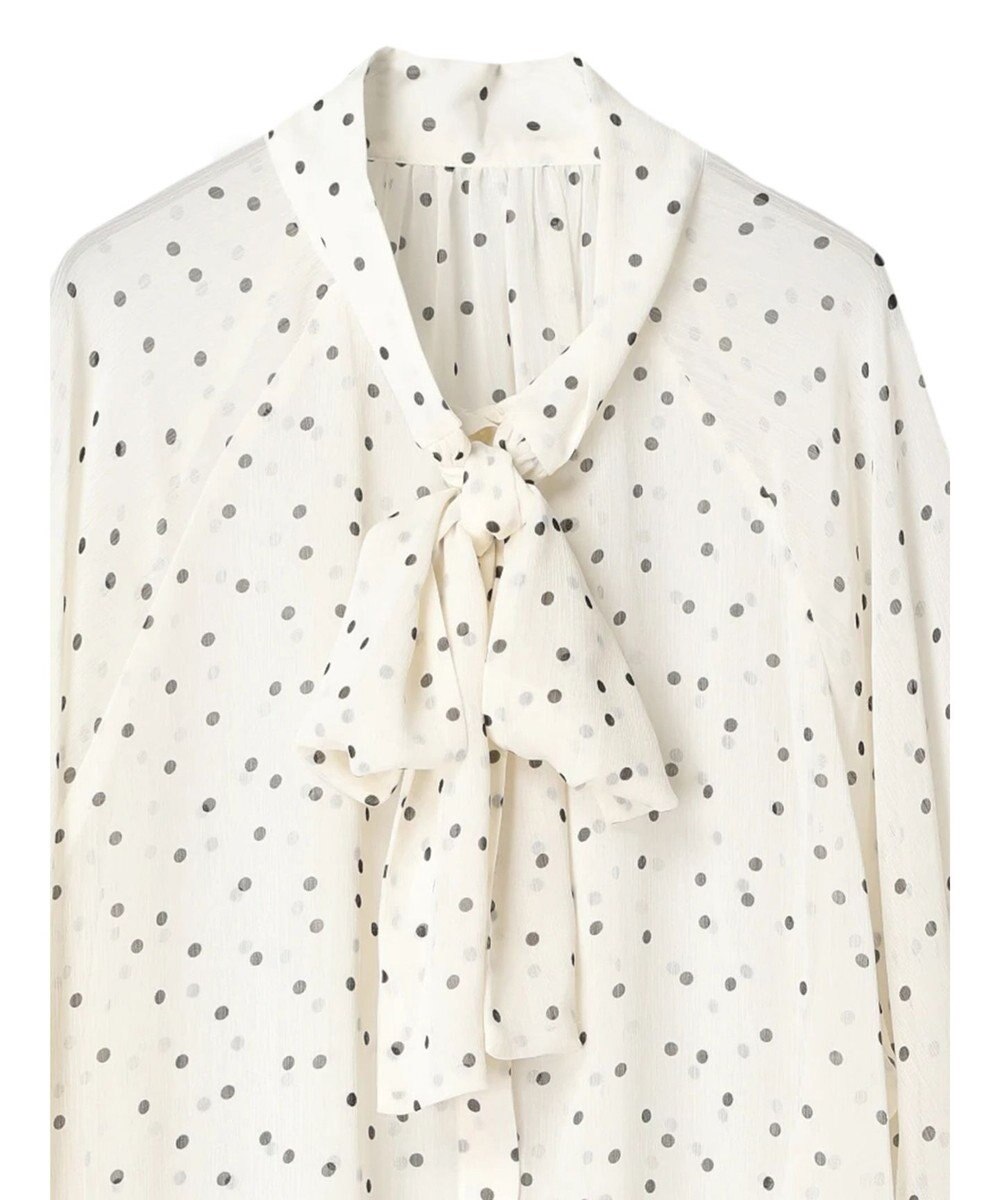 Green Parks AnriettMusee シアーボウタイブラウス 