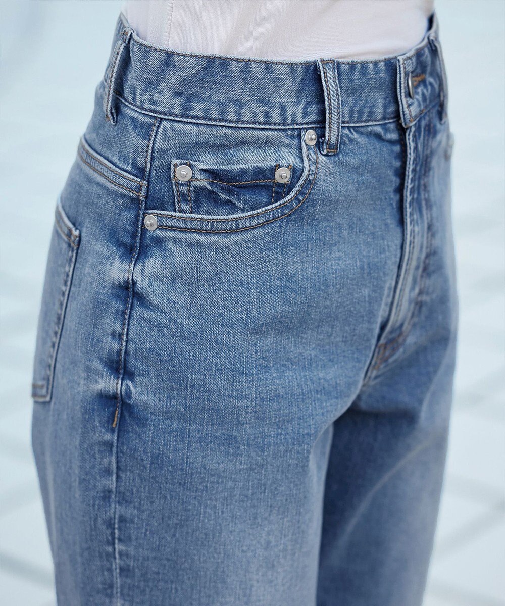 Tiaclasse 【安田美沙子さん着用・洗える】ストレッチストレートデニム 