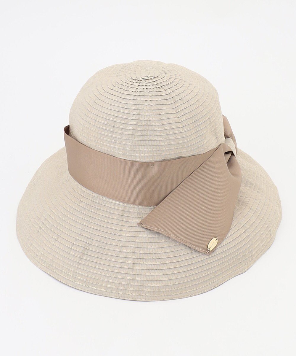 TOCCA 【UV95%以上カット・吸水速乾・抗菌防臭・洗える・サイズ調整可】GROSGRAIN RIBON HAT 帽子 