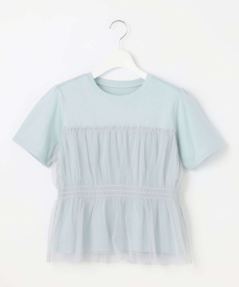 Feroux チュールコンビカットソー 