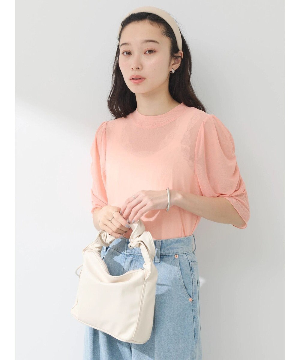 earth music&ecology ５分袖シアーインナー 